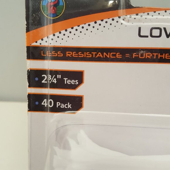 Club Champ Low Drag Golf Tees 2 3/4" 40 count pack 🆕 - Picture 2 of 5